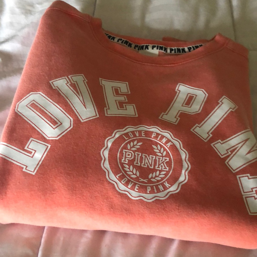Pink Victoria Secret Sweat Shirt